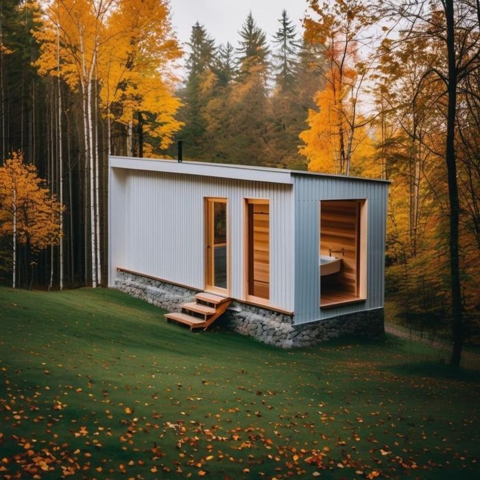 Модульная баня под ключ — готовая сауна