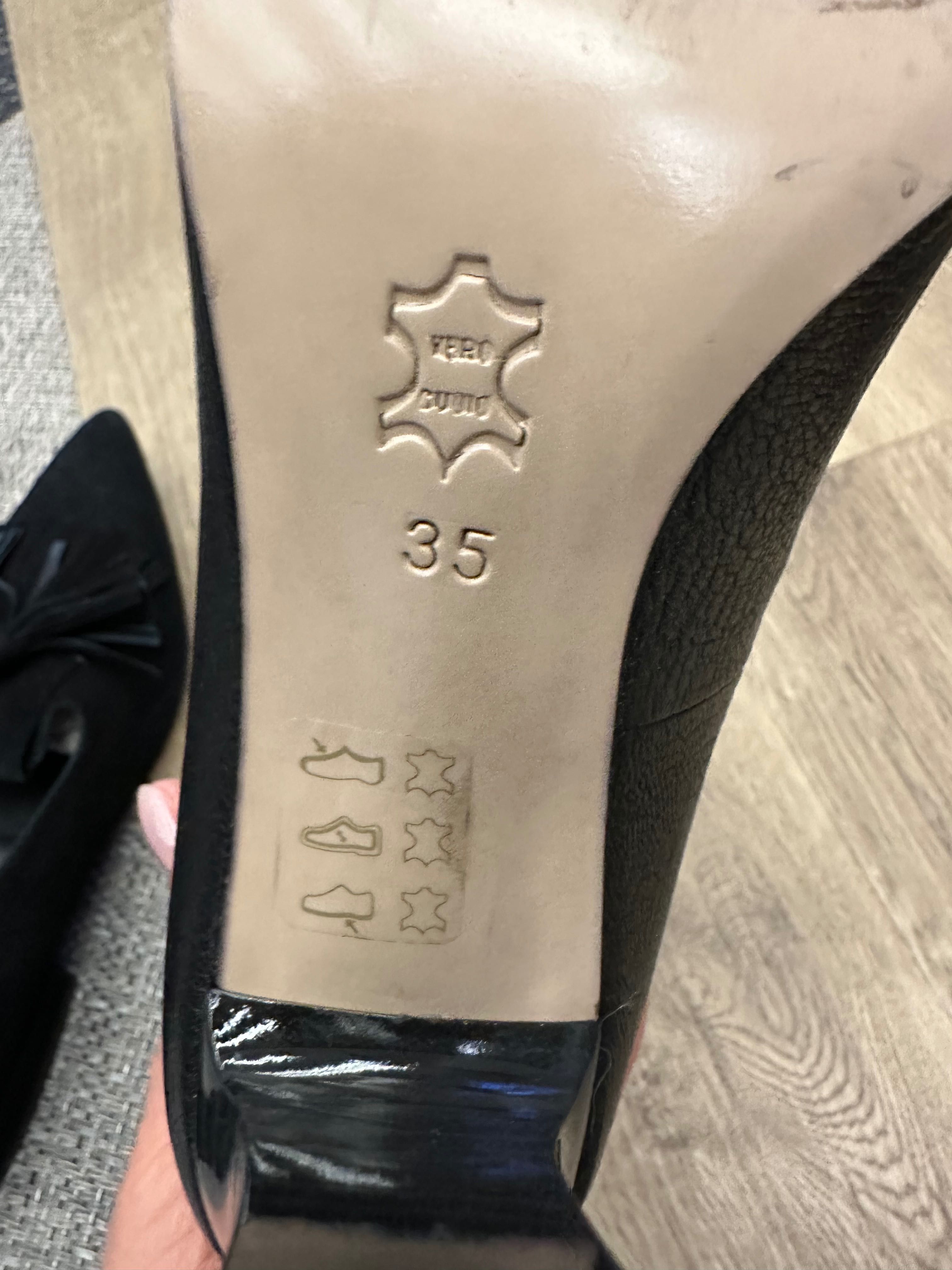 Pantofi piele dama Musette toc 10 cm