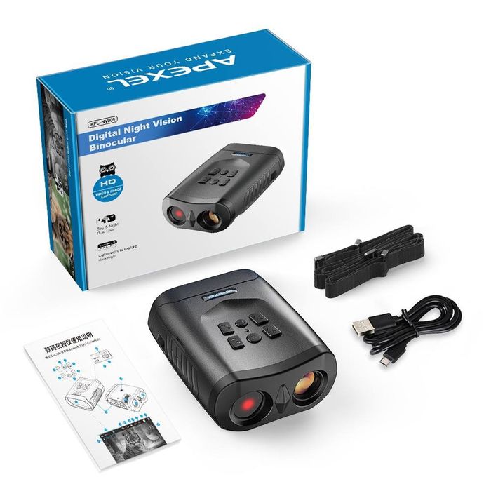 Apexel 009 бинокль с ночным видением 2K при 30 FPS. Есть доставка