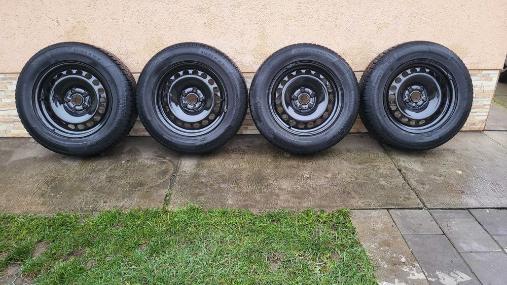 Jante+cauciucuri de iarna Continental  Vw Tiguan