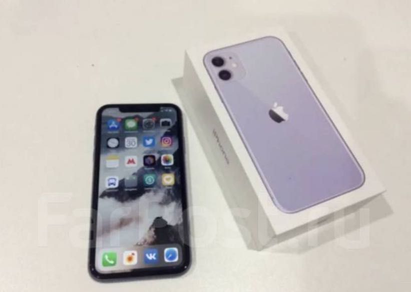 Iphone 11 64GB сиреневый