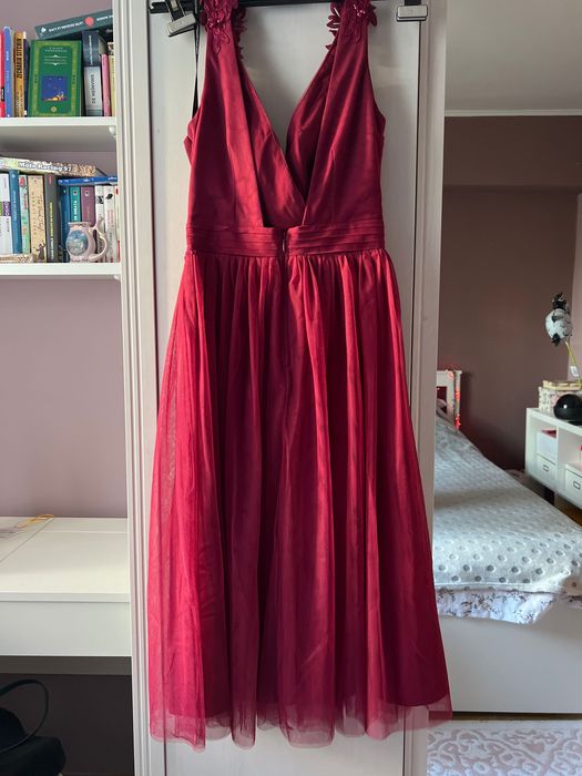 Rochie de seara burgundy