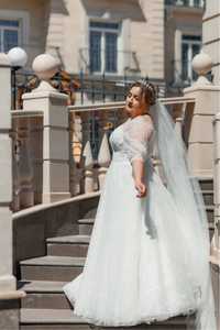 Счастливое свадебное платье 52 размера
