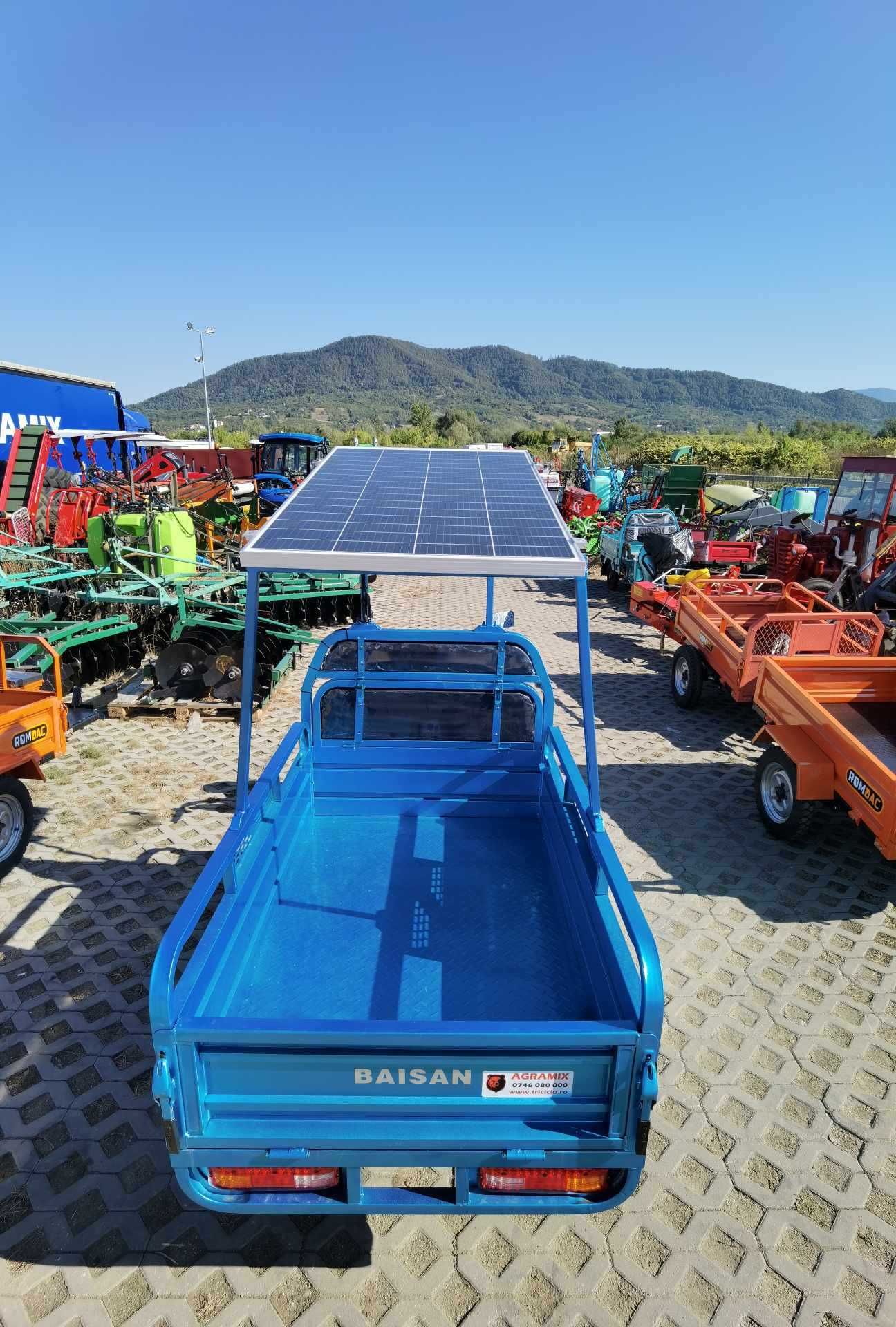 Triciclu electric-Kit incarcare cu panou solar fotovoltaic Agramix