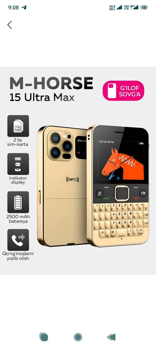 Telefon sotiladi