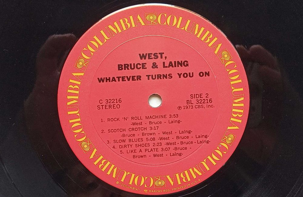 set de 2 viniluri LP West, Bruce & Laing (editii americane)