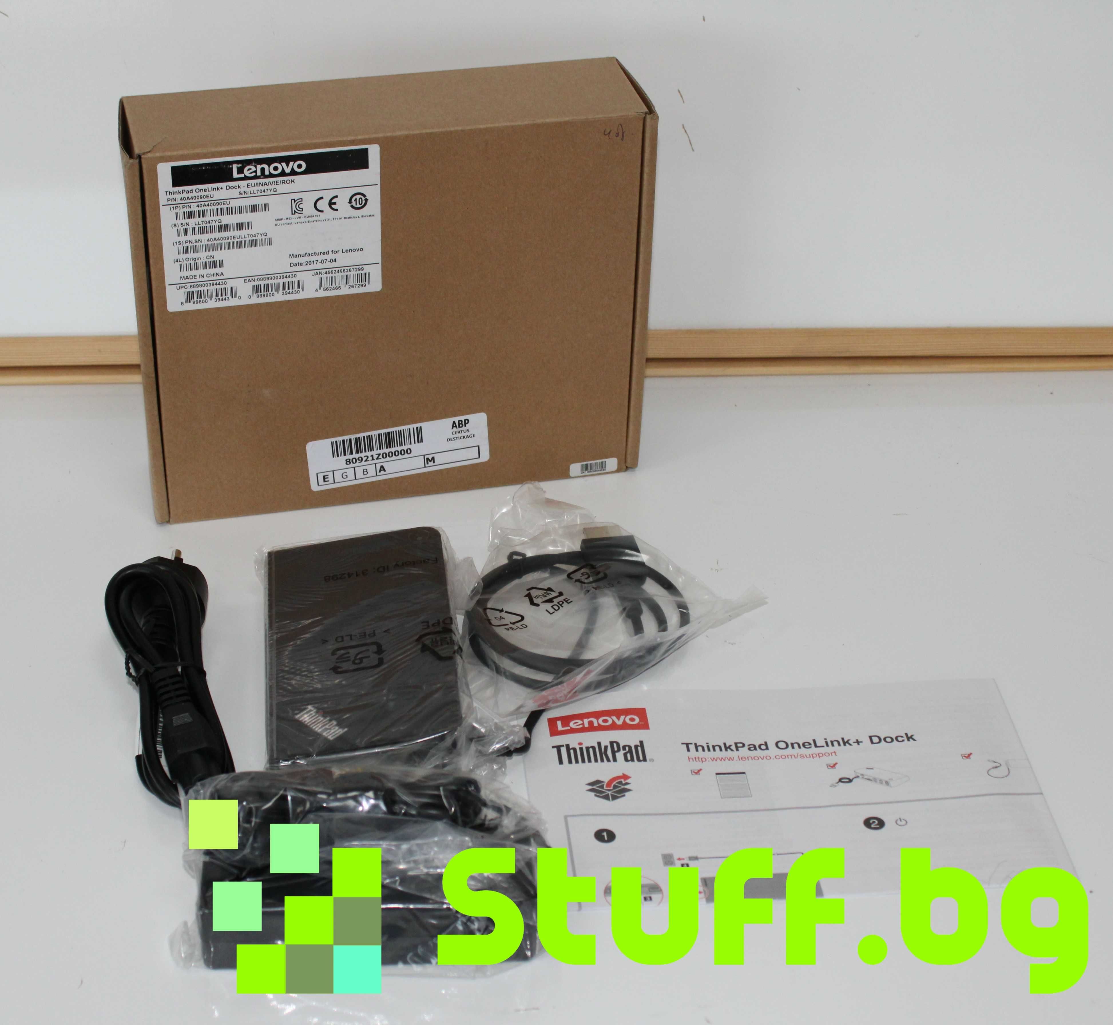 Докинг станция ThinkPad OneLink+ Dock 40A4 Docking Station чисто нова