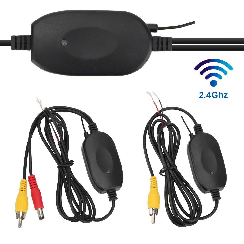 Kit video Wireless, Transmitter Receiver, pentru camera marsarier, 12v