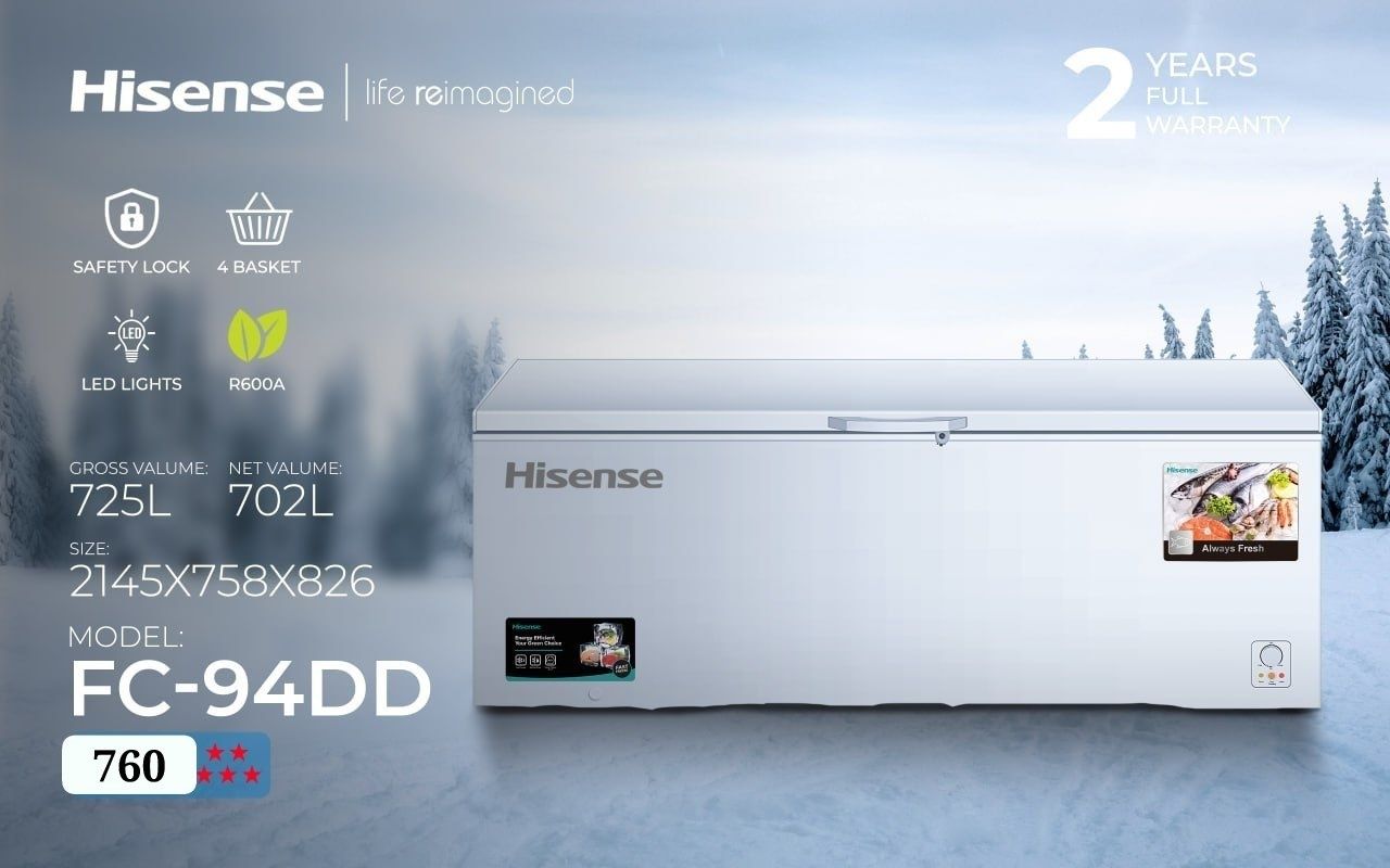 Морозильник Hisense 590L 510у.е. Официальная Гарантия