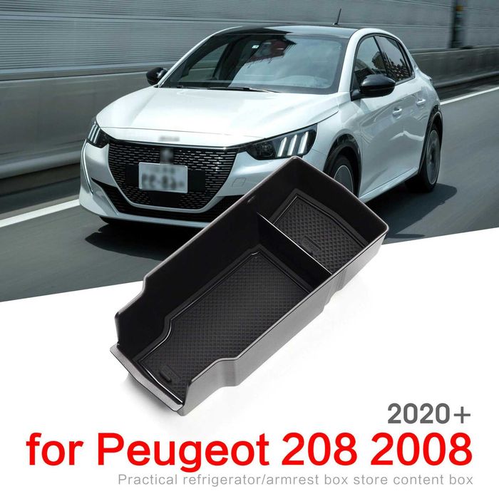 Cutie organizatoare cotieră Peugeot 208 2008 II MK2 2020 2021 2022