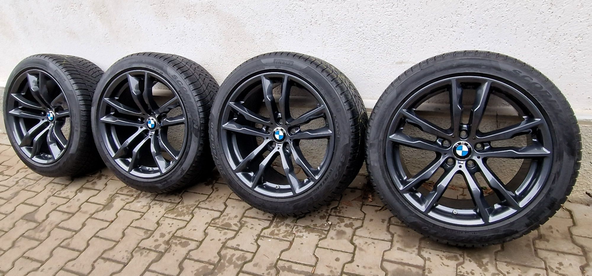 Jante BMW M pe20 style 611M anvelope BMW X5 F15 X6 F16 M50D roti