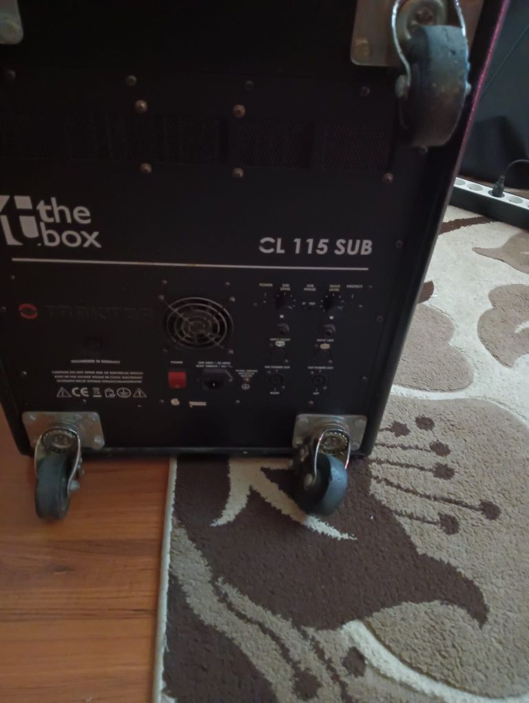 Vând basi subwoofer activ the box cl115