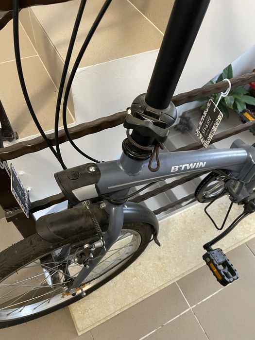 Bicicleta pliabila b-twin tilt fold 120 din dechatlon