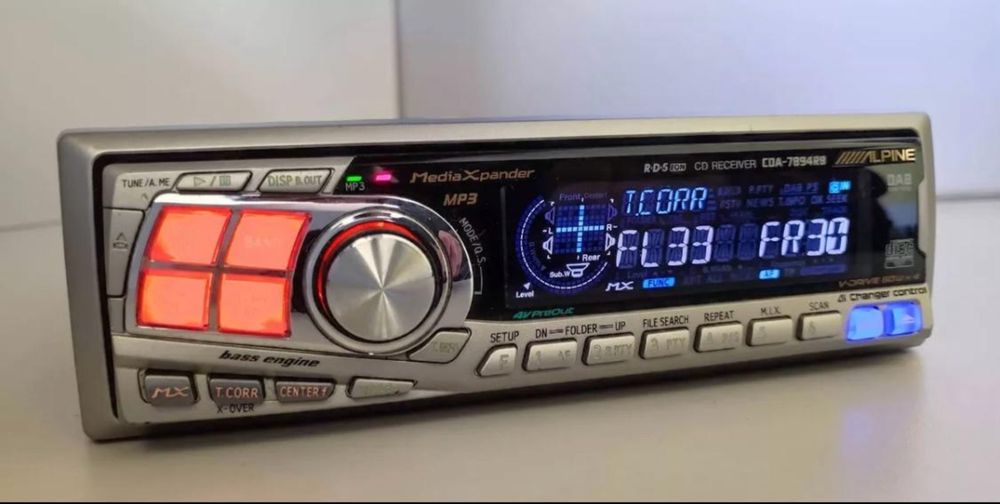 Cd Player auto Alpine CDA 7894RB Old school f Rar-BT Usb