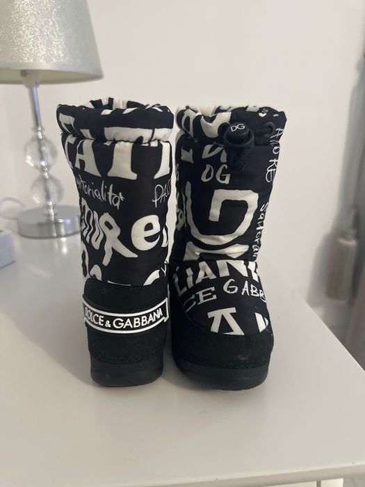 Cizmulițe Dolce & Gabbana originale pentru copii, mărimea 23-24