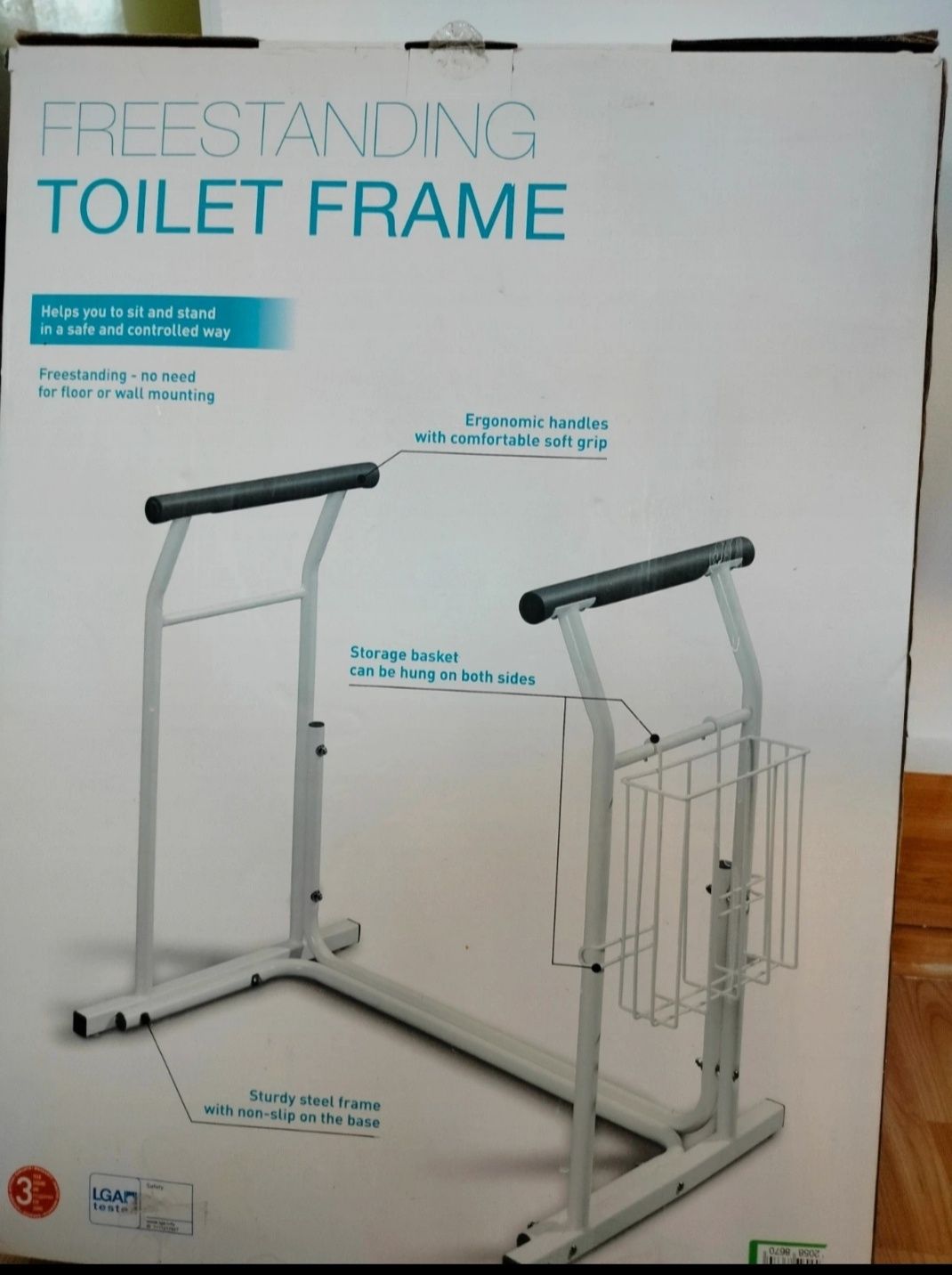 Suport metalic pentru ridicarea de pe wc