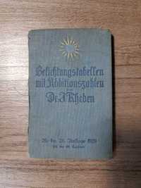 Carnet statistici meteo Germania 1928