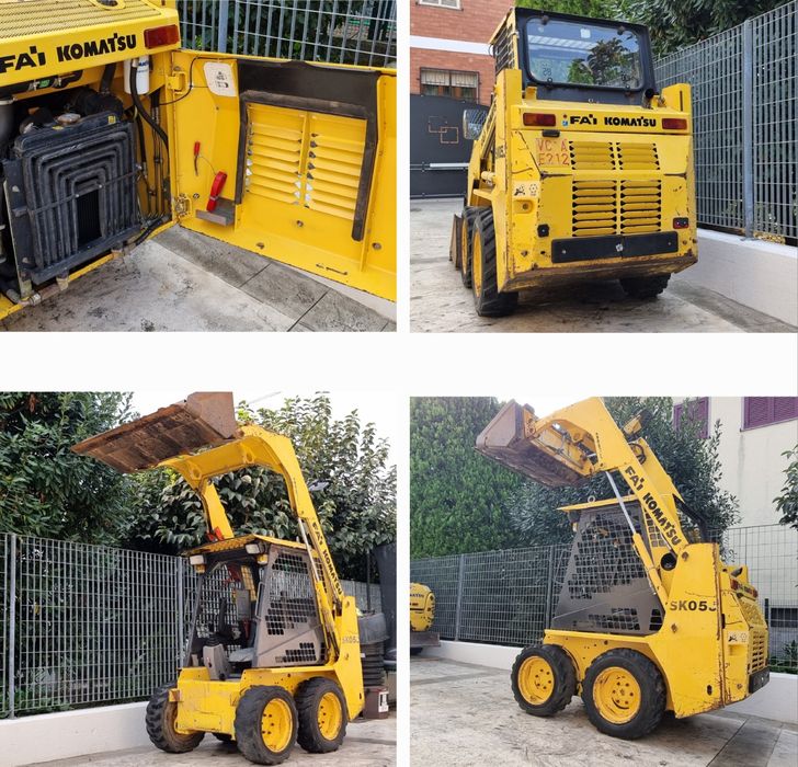 Miniîncarcător KOMATSU SK05J 1750h ORIGINALE  mini încărcător