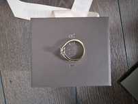 Inel de logodna din aur galben de 14K cu diamante de 0.10ct