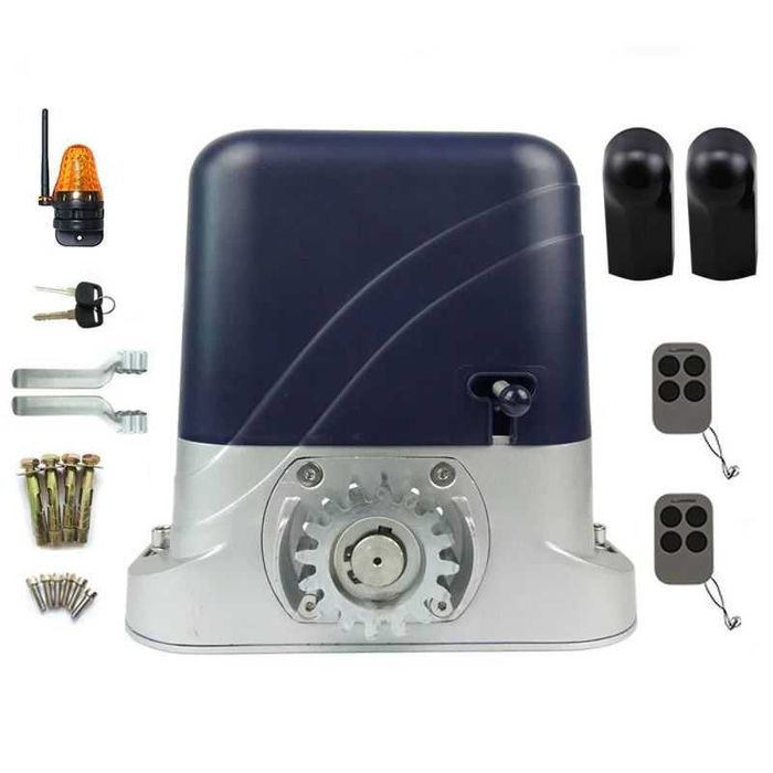 Kit Automatizare Smart Wifi Poarta Culisanta 600kg cu Fotocelule Lampa