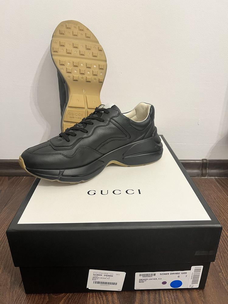 Adidasi Gucci Rython Leather Low