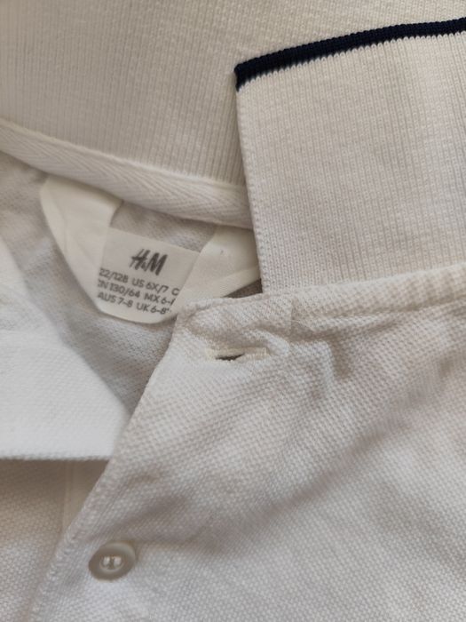 Tricouri polo mărime 6/8 ani (h&m)