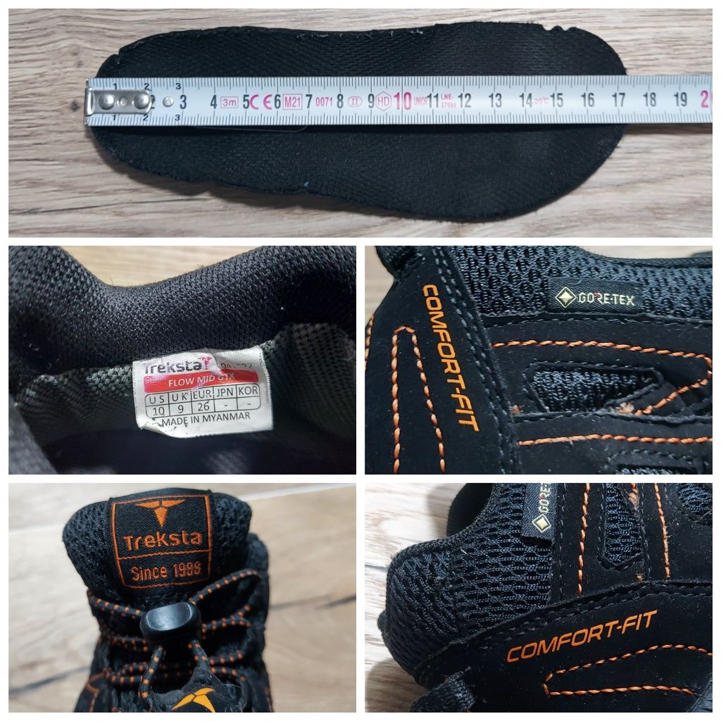 Ghete TREKSTA Flow Mid GORE-TEX, Confort-Fit, trekking, nr. 26 unisex