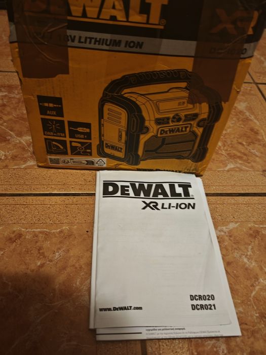 Radio santier DeWALT DCR020 Nou