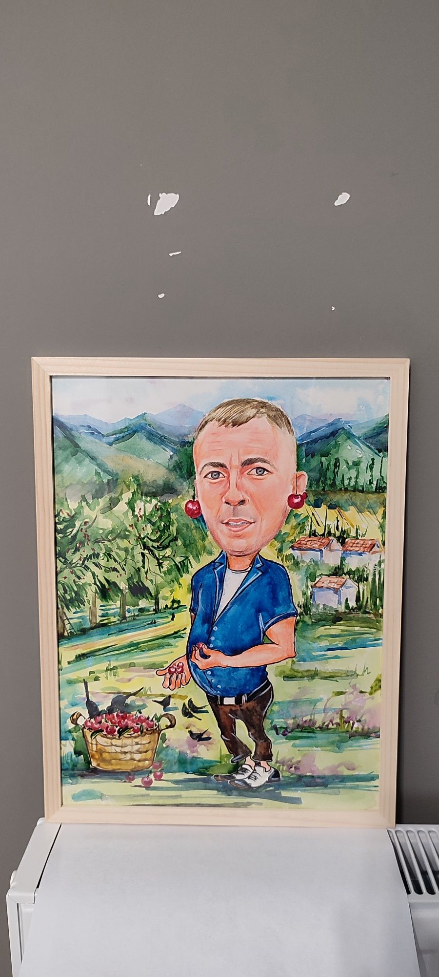 Caricaturi, portrete și peisaje
