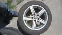 Джанти 4бр за VW и AUDI 16 цола със зимни гуми - много добро състояние