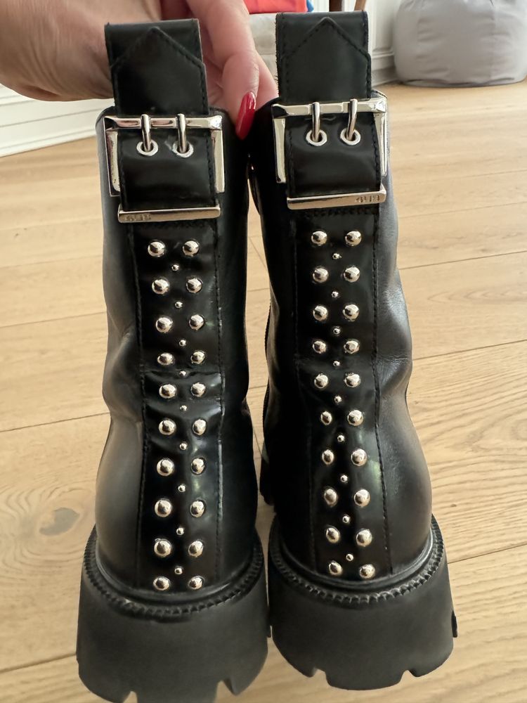 Cesare Paciotti studded boots