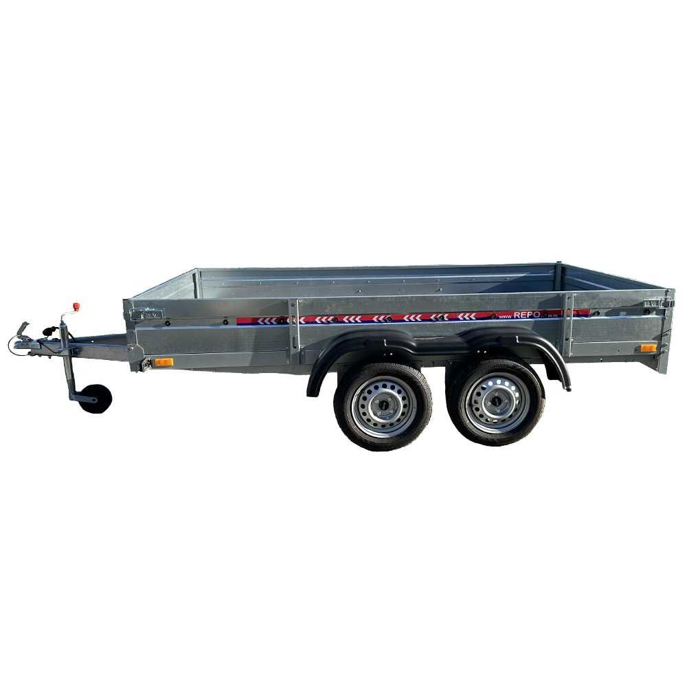 Remorca auto 750 kg Produs in Romania ,RAR cadou,2 AXE