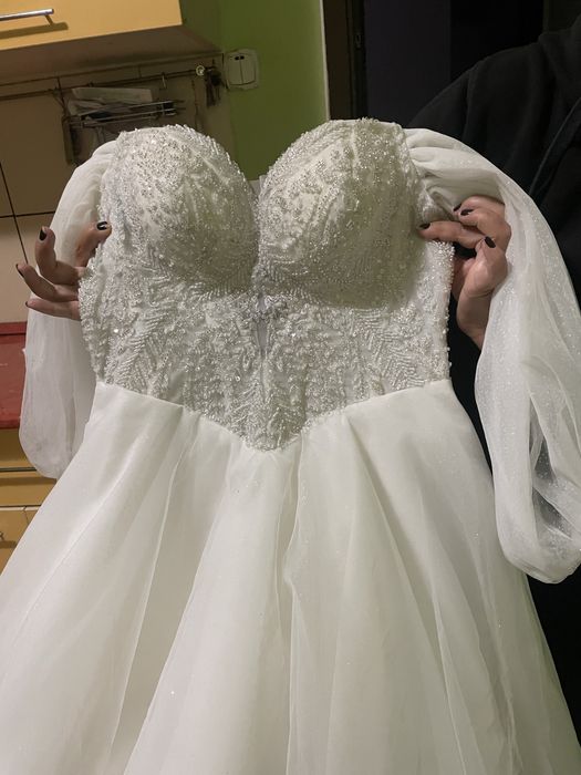 Rochie de Mireasa  cu Trena masura M/L Bucuresti