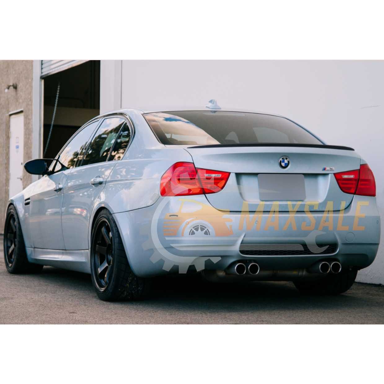 Спойлер за BMW 3 серия E90 (2005-2011), черен гланц за багажник седан