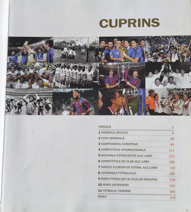 Carte de colecție  „TOTUL DESPRE FOTBAL"