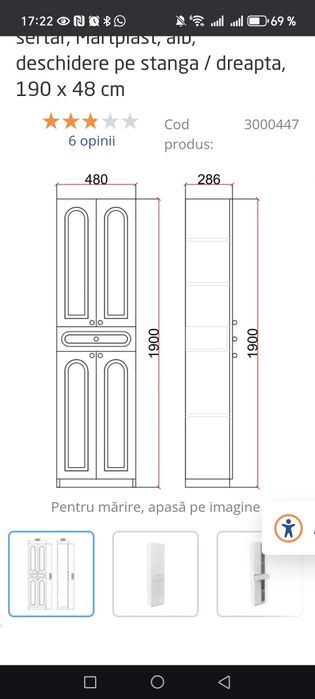 Dulapuri baie utilizate