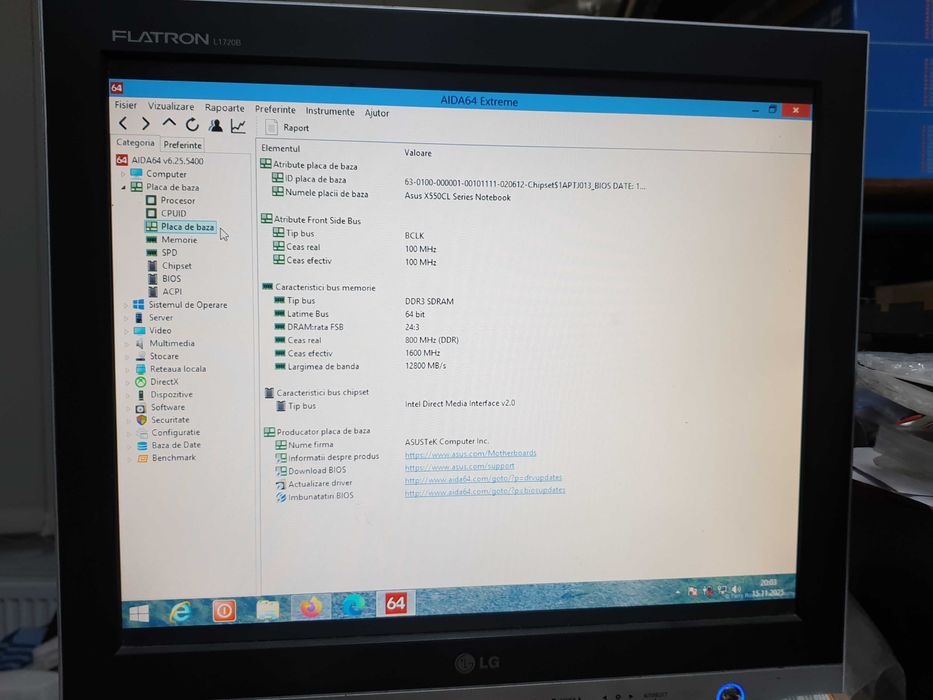 placa de baza laptop Asus X550CL Rev. 2.0