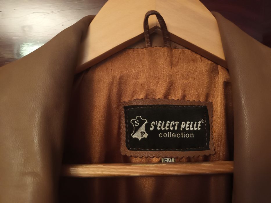 Jacheta de piele maro vintage