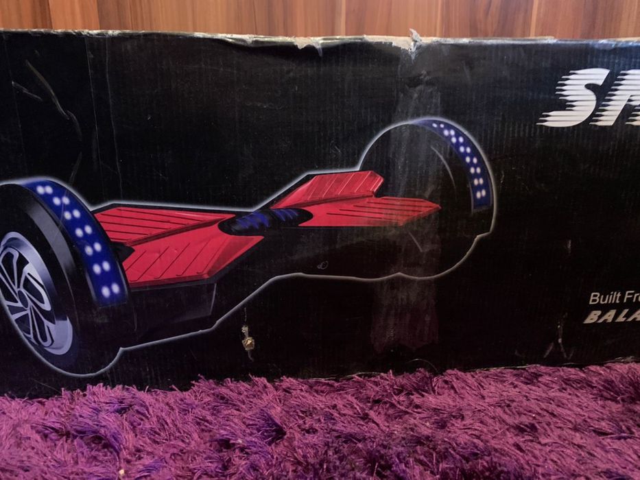 Сигвей в сине белом цвете