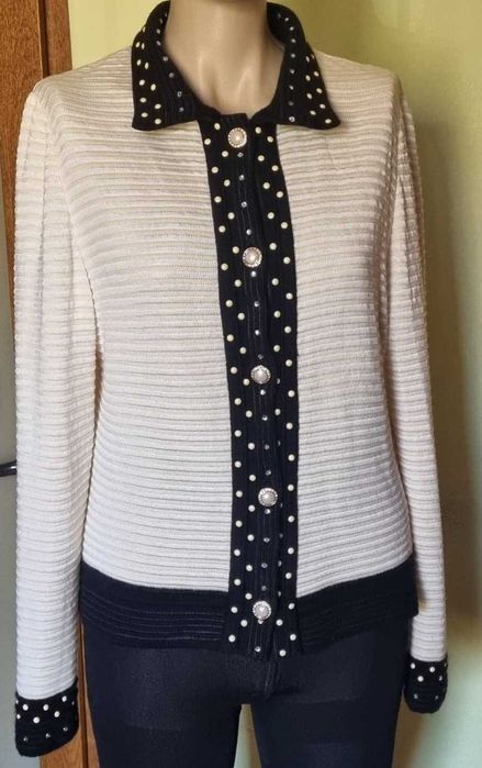 Cardigan/blazer, 60% lana, marimea 42-44