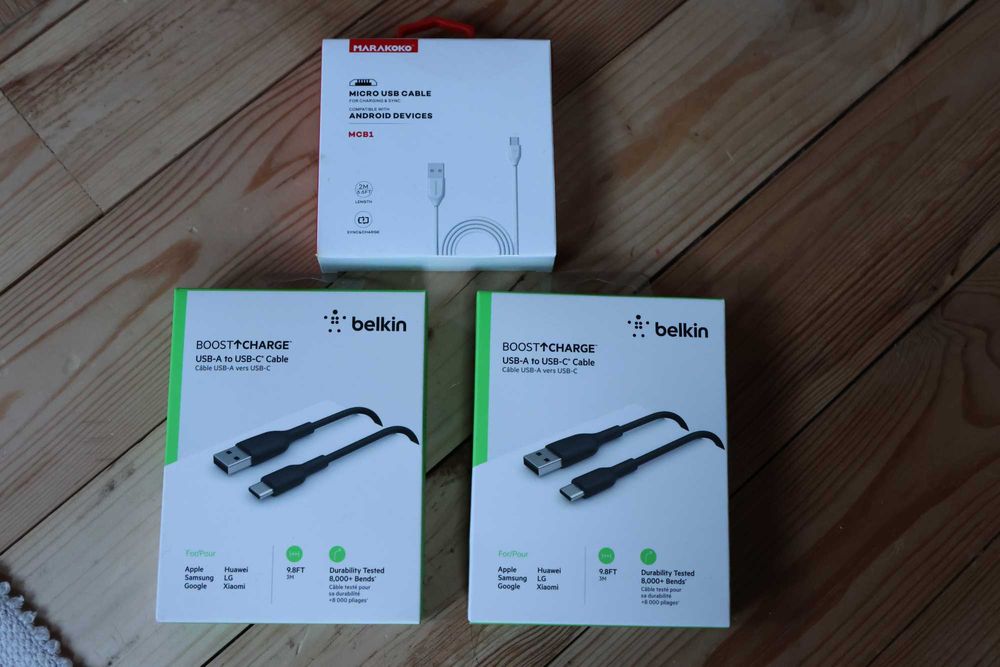 Нови кабели USB А to USB C и Micro USB MCB1