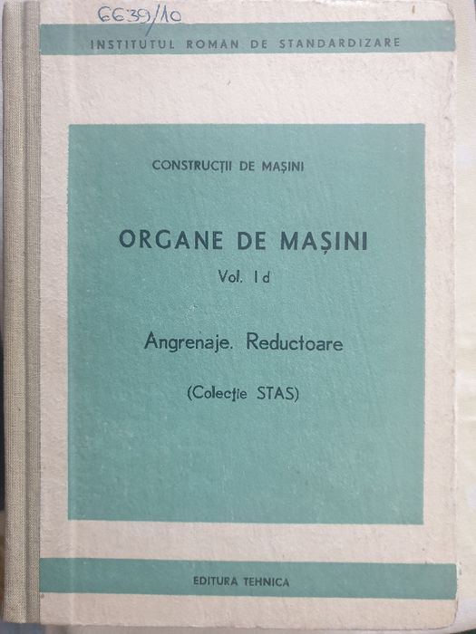 Colectie STAS Organe de Masini