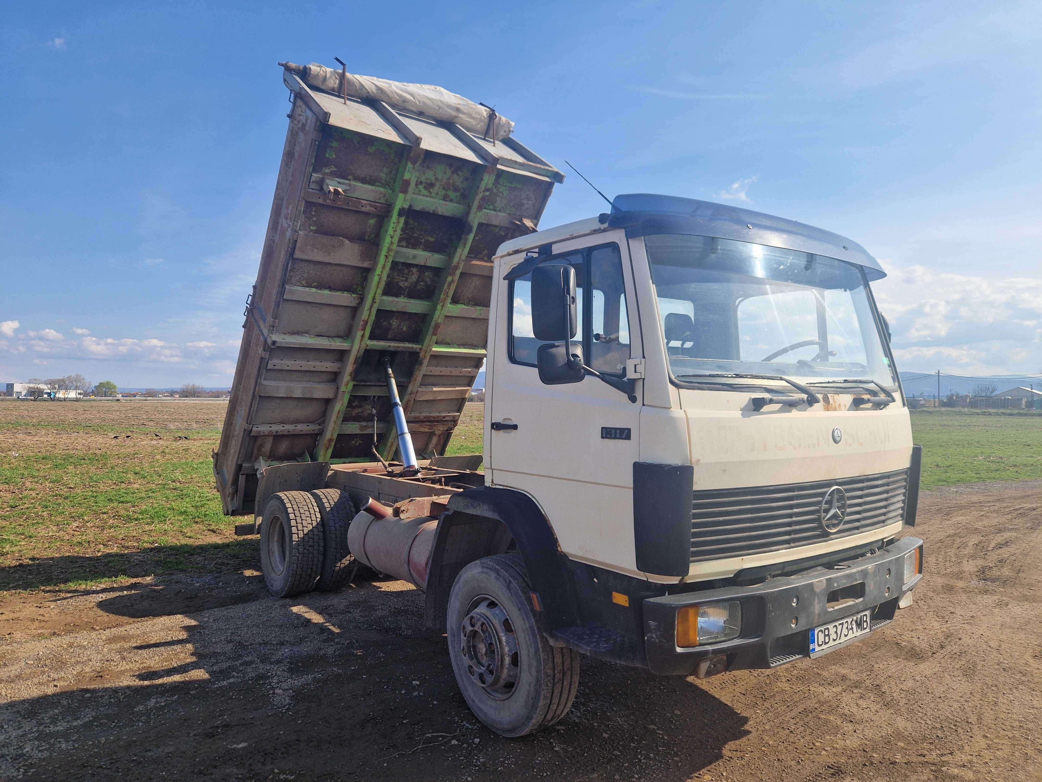 Mercedes 1317 тристранен самосвал