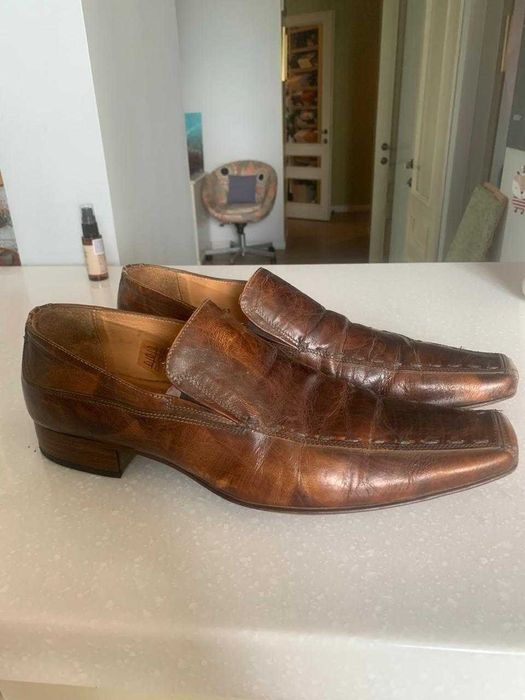 Туфли мужские классика Gianmarco Lorenzi (Италия) 43р. Оригинал