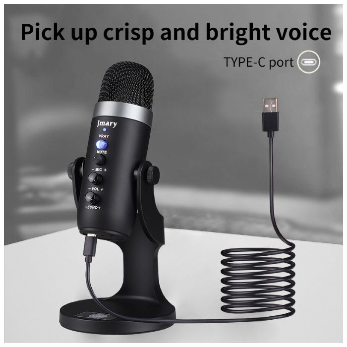 Jmary usb microphone для компьютера MCPW8