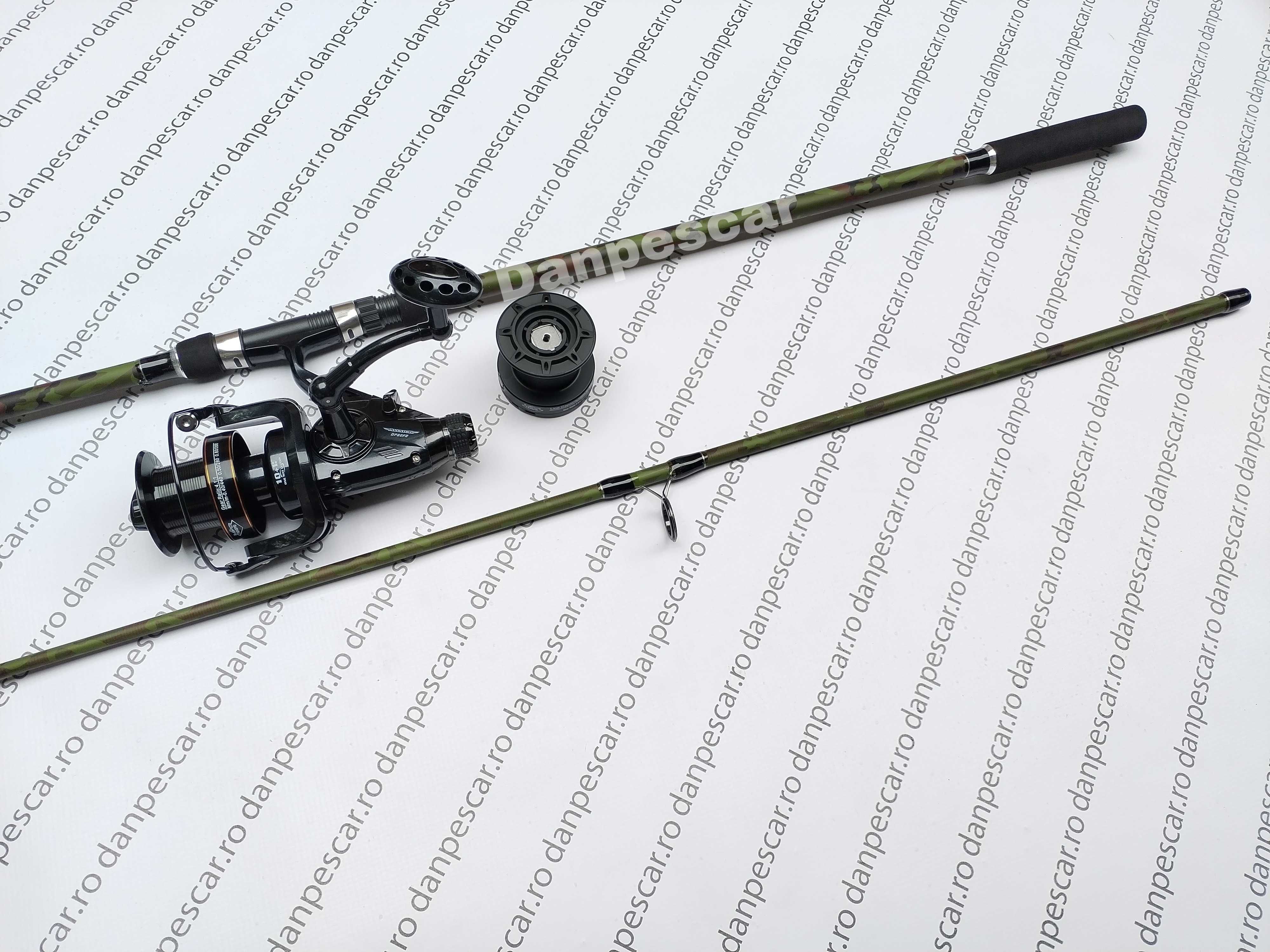 SET CRAP Lanseta 3,90m Wind blade CARP MASTER +Mulineta AVIATOR 8000