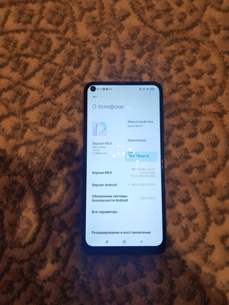 Redmi note 9 4/64 gb yilli 2022