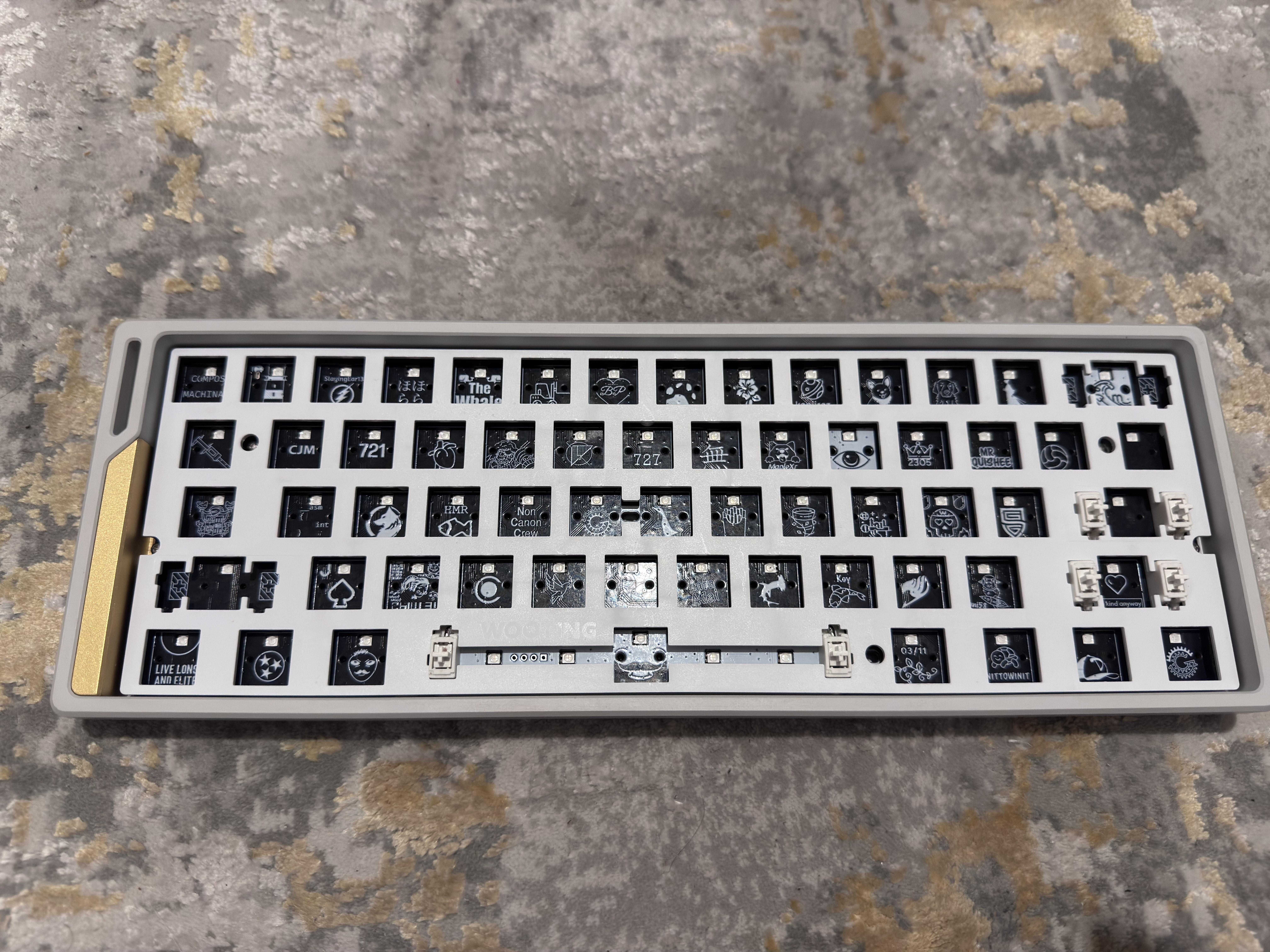 Tastatura Wooting 60HE+ Module, carcasa aluminiu originala + accesorii