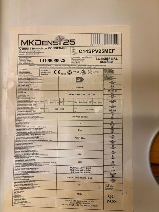 Centrala motan Mk Dens 25