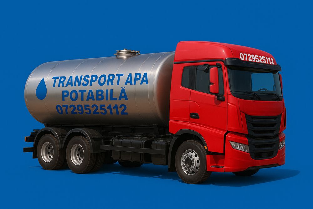 Transport apa potabila inchiriere cisterne inox alimentar